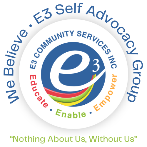 E3 Self Advocacy Group Logo